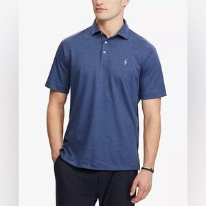 Polo Ralph Lauren Men’s Classic-Fit‎ Soft-Touch Polo Heathered Blue size XL
